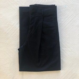 UNIQLO WOMENS XXS - NAVY WIDE LEG HIGH WAISTED